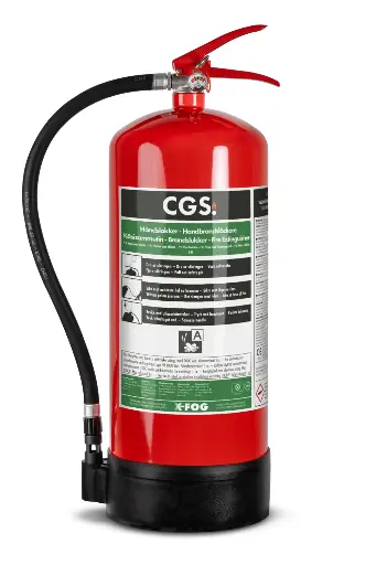 CGS 9 liter X-Fog handbrandsläckare, WA9XF-B